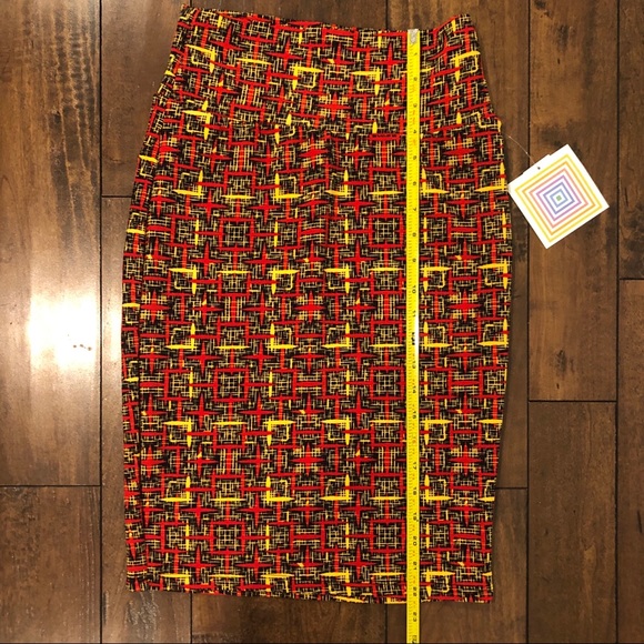 NWT Lularoe Womens XS Cassie Skirt Square Stretch - Picture 5 of 5
